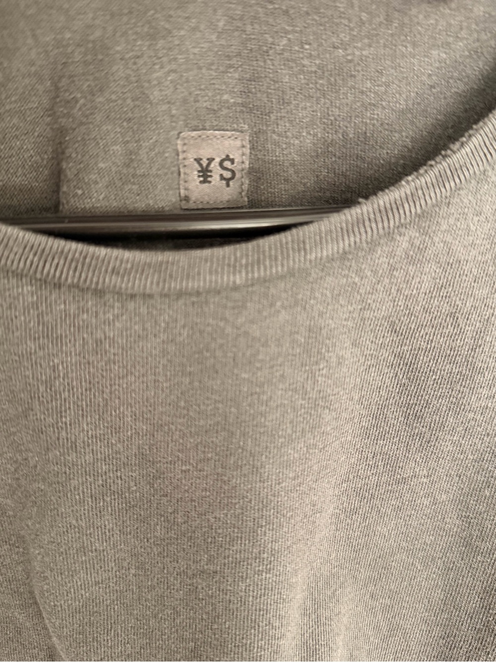 Yeezy Men's Oversized Short Sleeve Tee in Washed Gray - Picture 2 of 4